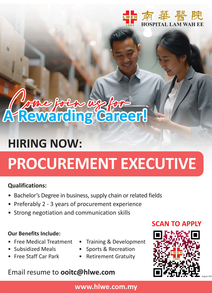 Hiring now - Procurement Executive 