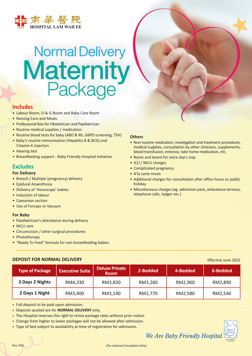 Normal Delivery Maternity Package